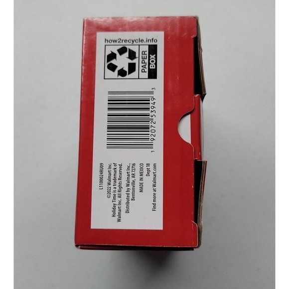 Holiday Time 100 Red Mini Lights White Wire New Open Box - Picture 5 of 11